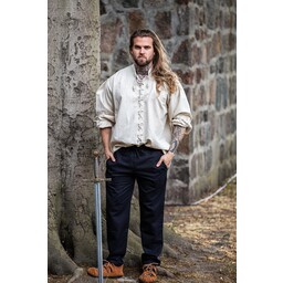 Camisa medieval dagwin, crema - Celtic Webmerchant