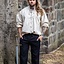Camisa medieval dagwin, crema - Celtic Webmerchant
