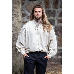 Camisa medieval dagwin, crema - Celtic Webmerchant