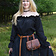 Camicetta rinascimentale Elisabeth, nera - Celtic Webmerchant