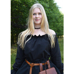 Renaissancebluse Elisabeth, schwarz - Celtic Webmerchant