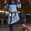 Thorsberg tunic herringbone motif, blue - Celtic Webmerchant