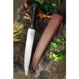 Dark Viking seax with wire wrapped grip - Celtic Webmerchant