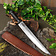 Deepeeka Seax vikingo oscuro con agarre envuelto en alambre - Celtic Webmerchant