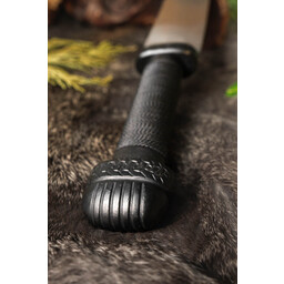 Dark Viking seax with wire wrapped grip - Celtic Webmerchant