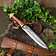 Deepeeka Seax triquetra con impugnatura in legno - Celtic Webmerchant