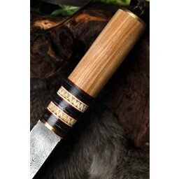 Vikingo seax Thingvellir, acero de Damasco - Celtic Webmerchant