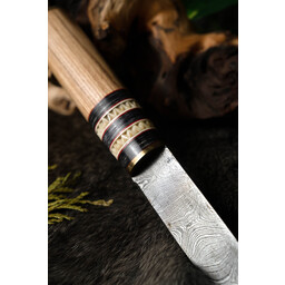 Vikingo seax Thingvellir, acero de Damasco - Celtic Webmerchant