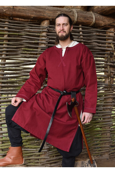 Tunika Harald, weinrot - Celtic Webmerchant