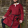 Tunika Harald, vinrød - Celtic Webmerchant