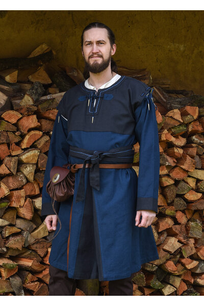 Skjoldehamm tuniek, blauw-donkerblauw - Celtic Webmerchant