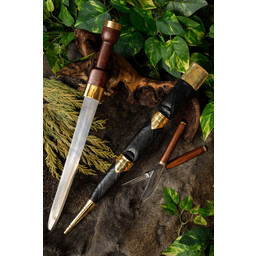 Sgian achlais with knife and fork - Celtic Webmerchant