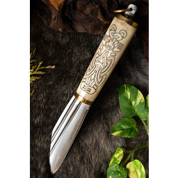 Estilo vikingo seax Borre con empuñadura de hueso - Celtic Webmerchant