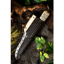 Estilo vikingo seax Borre con empuñadura de hueso - Celtic Webmerchant