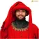 Mythrojan Capuche Jan van Eyck, rouge - Celtic Webmerchant