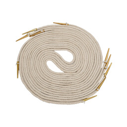 Lacets avec aiguillettes 150 cm, lot de 5, naturel - Celtic Webmerchant