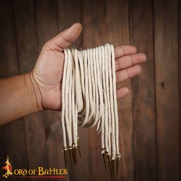 Cordones con agujetas 150 cm, juego de 5, color natural - Celtic Webmerchant