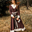 Sukienka wikingów Estrid, brązowo-naturalna - Celtic Webmerchant