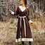 Sukienka wikingów Estrid, brązowo-naturalna - Celtic Webmerchant