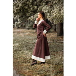Wikingerkleid Estrid, braun-natur - Celtic Webmerchant