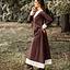Vestido vikingo Estrid, marrón-natural - Celtic Webmerchant