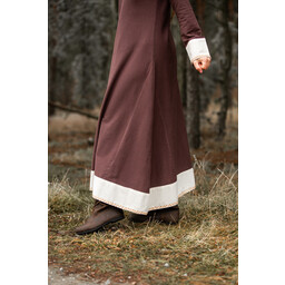 Wikingerkleid Estrid, braun-natur - Celtic Webmerchant