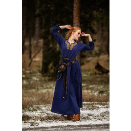 Wikingerkleid Aslaug, blau - Celtic Webmerchant