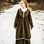 Kaftan wikinga Skadi w kolorze oliwkowym - Celtic Webmerchant