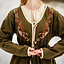 Kaftan wikinga Skadi w kolorze oliwkowym - Celtic Webmerchant