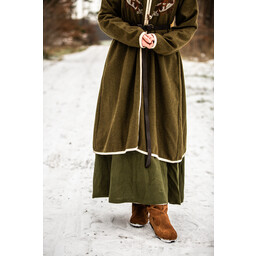 Wikinger-Kaftan Skadi, olivgrün - Celtic Webmerchant