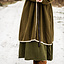 Kaftan wikinga Skadi w kolorze oliwkowym - Celtic Webmerchant