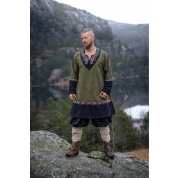 Tunique Viking Haakon, vert olive - Celtic Webmerchant