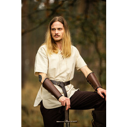 Medeltida skjorta Erhart, natur - Celtic Webmerchant