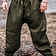 Leonardo Carbone Linen Viking trousers Odin, olive green - Celtic Webmerchant