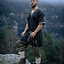 Pantalon Viking en lin Odin, vert olive - Celtic Webmerchant