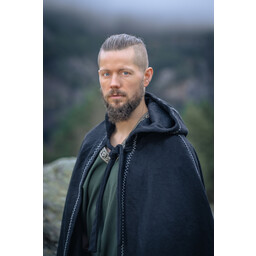 Manteau Valdemar, noir - Celtic Webmerchant
