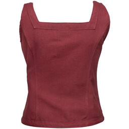 Bodice Ursula, cotton, burgundy - Celtic Webmerchant
