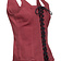Mytholon Bodice Ursula, cotton, burgundy - Celtic Webmerchant