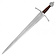 Red dragon Middelalderlig sværd Oakeshott type XIV - Celtic Webmerchant