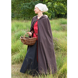 Cotton cloak Ellyn, brown - Celtic Webmerchant