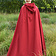 Mantello di cotone Ellyn, rosso - Celtic Webmerchant
