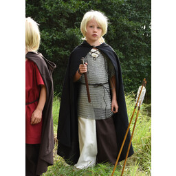 Kinder Mantel Arthur, schwarz - Celtic Webmerchant