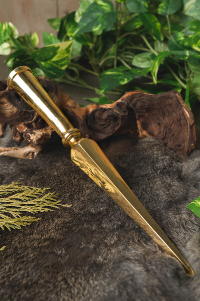 Punta de lanza de latón - Celtic Webmerchant