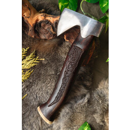 Vikinghåndøks i rustfrit stål med Mjolnir - Celtic Webmerchant