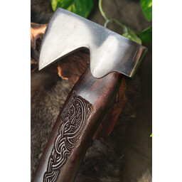 Vikinghåndøks i rustfrit stål med Mjolnir - Celtic Webmerchant