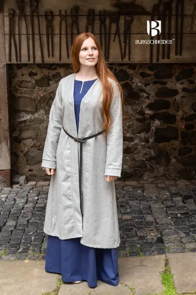 Capa Birka Aslaug, lana, gris - Celtic Webmerchant