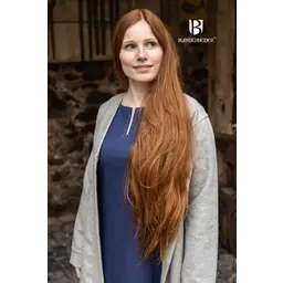 Birka-Umhang Aslaug, Wolle, grau - Celtic Webmerchant