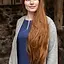 Birka-Umhang Aslaug, Wolle, grau - Celtic Webmerchant