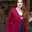 Birka cloak Aslaug, wool, red - Celtic Webmerchant