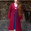 Birka cloak Aslaug, wool, red - Celtic Webmerchant
